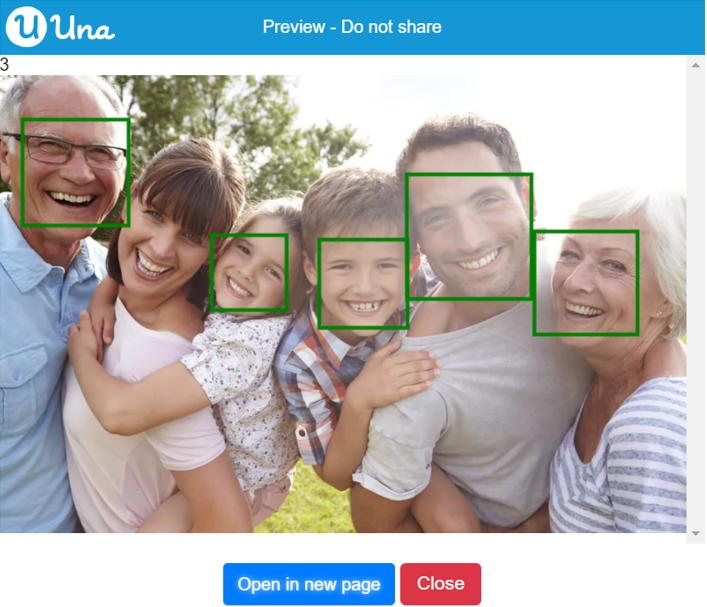 Face Detection Result count face of - Male Output