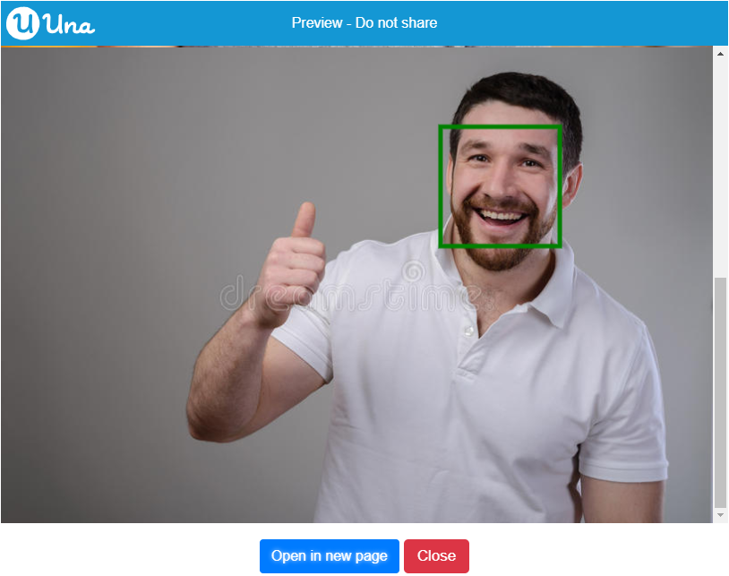 Face Verification Result get face similarity confidence - Second Output